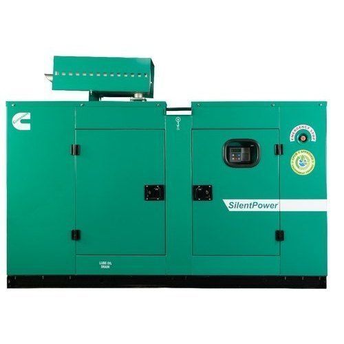 Green Cummins 70 Kva Three Phase Silent Diesel Generator