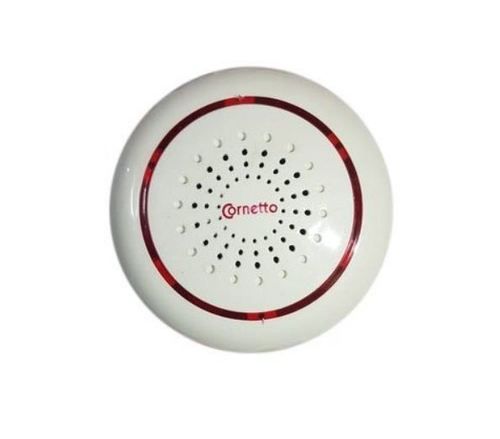 Electrical Musical Door Bells - Round Shape | Plastic Material, White Color, 220-240 Power Consumption, Variable Sound Frequency (50-60 MHz), Suitable for Home and Office, Exclusive Pricing