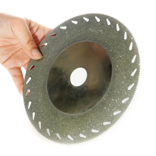 Metal Electroplated Diamond Great Wall Teeth Drip Saw Blade For Cutting