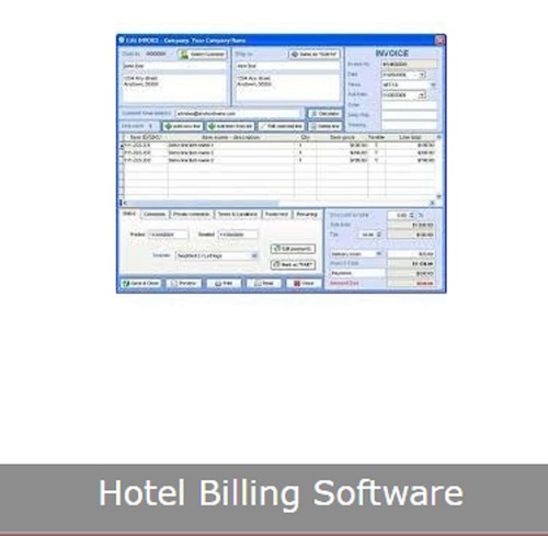 Hotel Billing Software