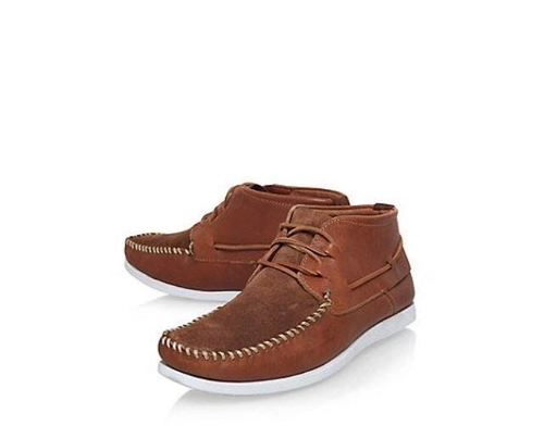 Brown Mens Leather Casual Shoe