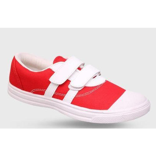 Black Mens White And Red Sports Shoes