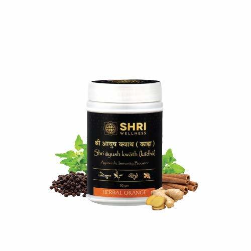 Shri Wellness Herbal Orange Ayush Kwath Kadha, Ayurvedic Immunity Booster (50 Gm)