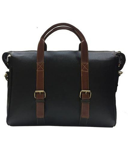 Dual Tone Faux Leather Bag