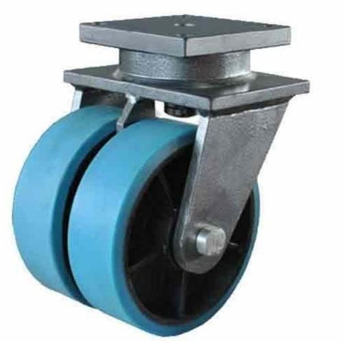 PU Double Trolley Caster Wheel