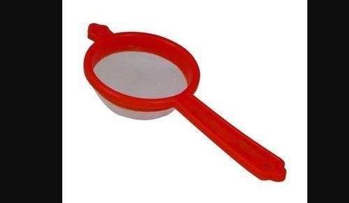 Red No 2 Plastic Tea Strainer Hardness: Rigid