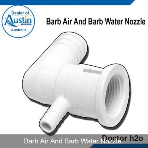 White Swimming Pool Barb Air And Water Nozzle