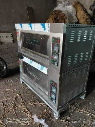 Double Deck Oven Electric 4 Trays