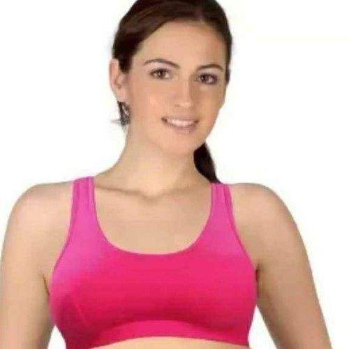 Cotton, Spandex White Color Girl's Sport Bra at Rs 150/piece in Surat