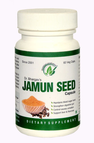 Anti-Diabetic Jamun Seed Veg Capsule