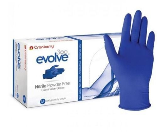Cranberry Nitrile Powder Free Exam Gloves