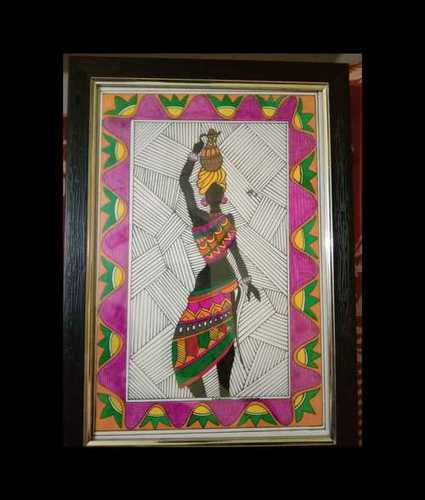 Madhubani Art Inspired Painting