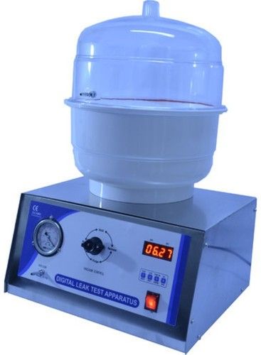 Blue And White Portable Digital Leak Test Apparatus For Packing Industry