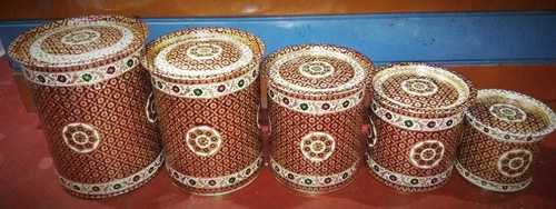 Multi-Color Handicraft Meenakari Work Jar Set