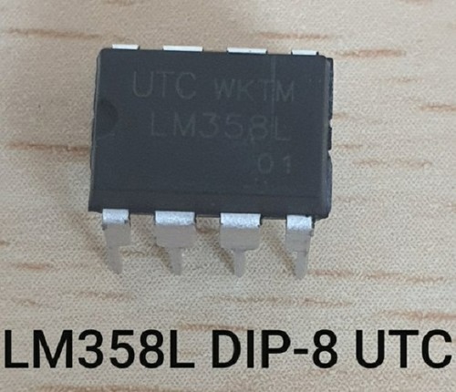 Lot De 5 Circuits Intégrés LM358L-D08-T DIP-8 - Amplificateur Opérationnel Double - Pour Projets électroniques