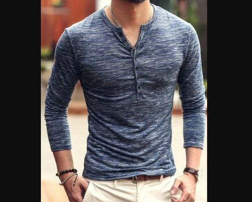 Men Full Sleeves Casual T-shirts