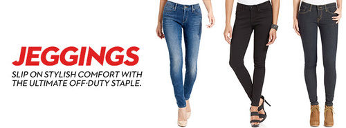 Plain Design Ladies Jeggings