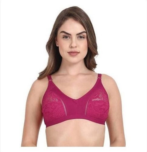 Lycra Cotton T-Shirt Ladies Padded Bra, Plain at Rs 120/piece in Indore