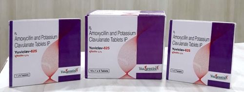 Amoxycillin I.P. 500mg + Calvulanate Potassium I.P. 125mg Tablet (Foil Packing)