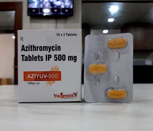 Green Azithromycin Dihydrate I.P. 500Mg (Blister) Tablet