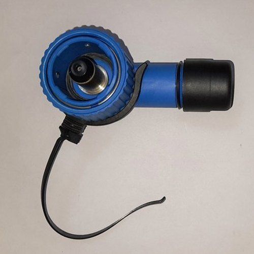 Blue Right Angle Male Power Connector Weight: 30-40 Grams (G)