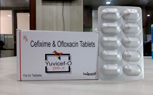 Cefixime Trihydrate I.P. 200 mg + Ofloxacin I.P. 200 mg (Alu-Alu)