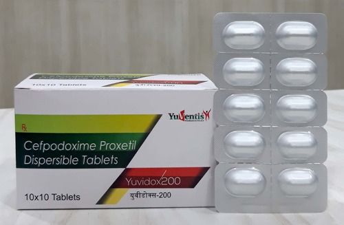 Cefpodoxime Proxetil I.P. 200 mg Dispersible Tablet (Alu-Alu)