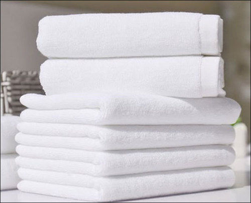Cotton White Hospital Towels