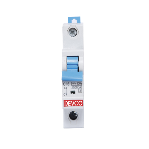 Devco Single Pole Mcb (Sp) 16A Rated Current: 16 Ampere (Amp)