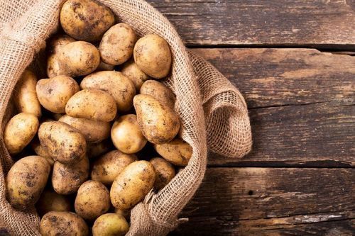 Healthy and Natural Fresh Raw Potato