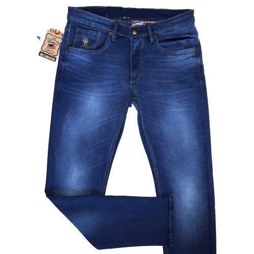 Black Blue Casual Wear Mens Jeans