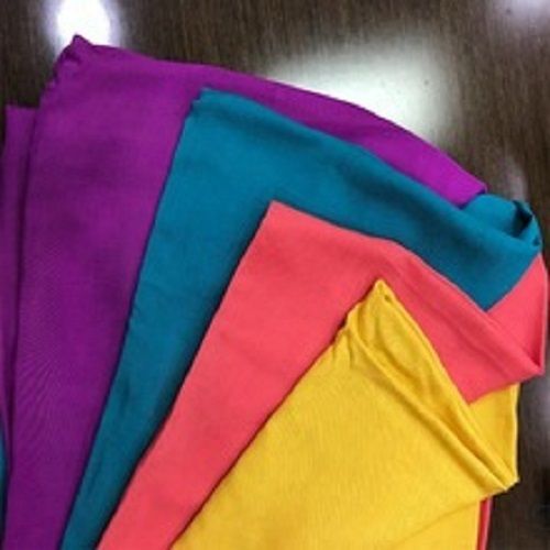 Various Colors Are Available Rayon Plain Dyed Fabric