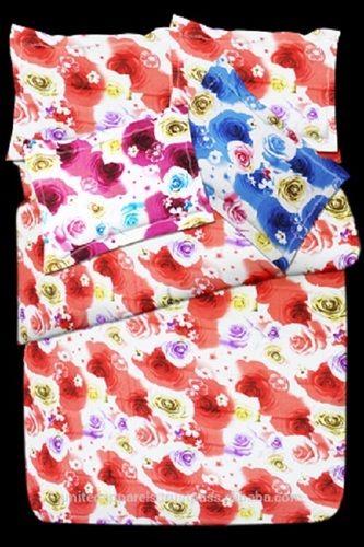 Various Colors Are Available Smooth Texture Floral Bedsheet