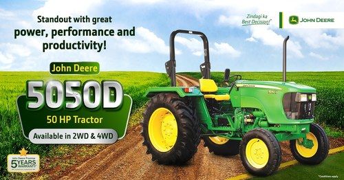 Green Tractor John Deere 5050D