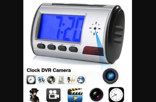 Wireless Alarm Clock Spy Camera Application: Outdoor