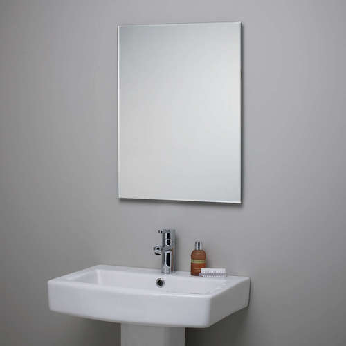 Flat Edge Bathroom Mirror Size: Various Sizes Are Available