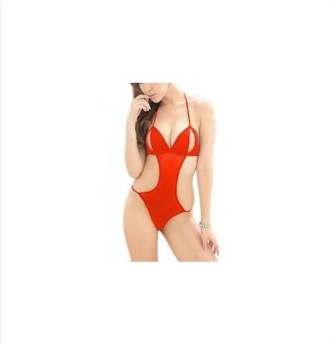 Ladies Bright Red Swimwear Dress Age Group: Adults