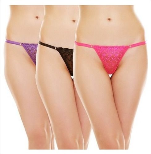 Various Ladies Embroidered G String Thong