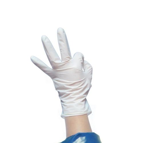 White Latex Examination Hand Gloves