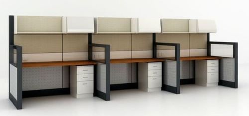 Handmade Modular Wooden Office Workstation