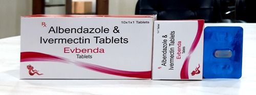 Albendazole 400mg + Ivermectine 6mg Tablet
