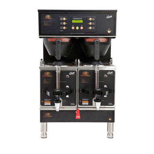  GEMTIF10B1000 G3 Gemini IntelliFresh Twin 3 Gallon Coffee Satellite Brewer a   220V CURTIS