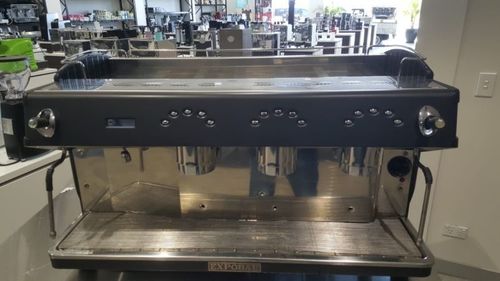 Stainless Steel 3 Group Expobar Dimont Commercial Coffee Machine