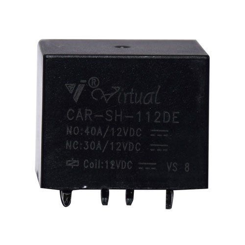 Black 40 Amp Automotive Relay