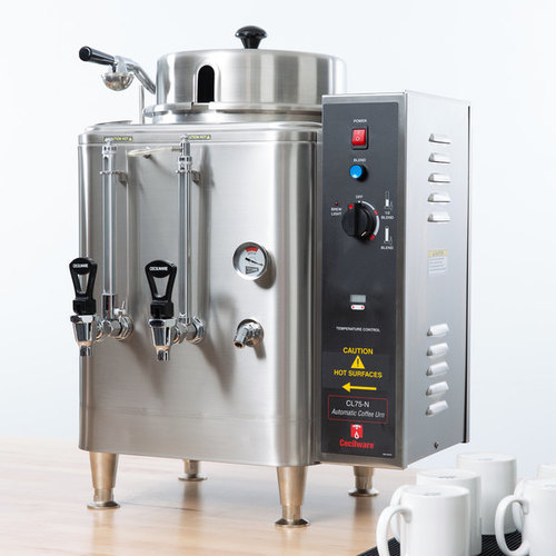 स्टेनलेस स्टील सेसिलवेयर Cl75N सिंगल 3 गैलन स्वचालित कॉफी कलश