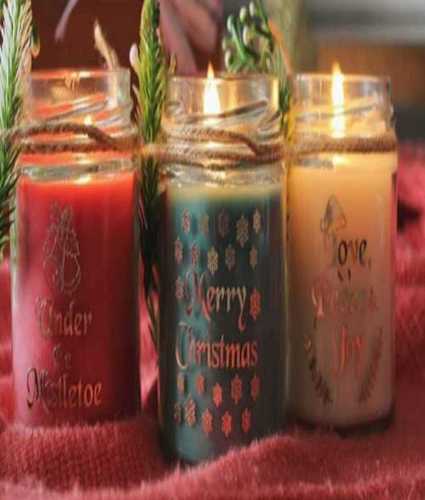 Christmas Jar Candle For Gifting