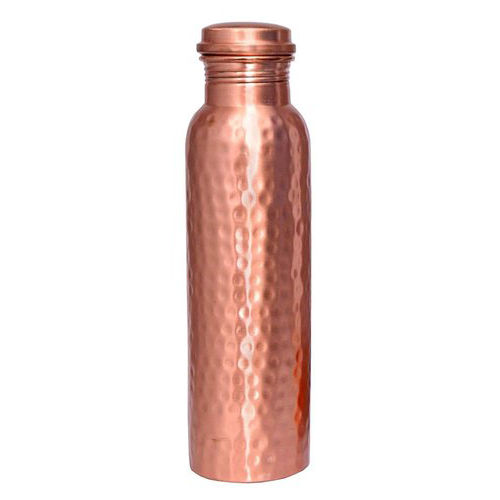 Copper Hammered Bottles