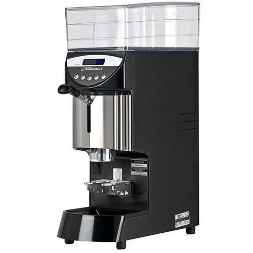 Black Simonelli Mythos Clima Pro 3 Lb. Espresso Grinder-110V