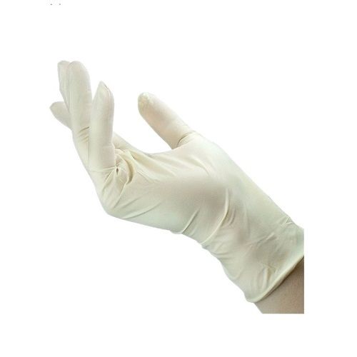 White Examination Latex Disposable Gloves