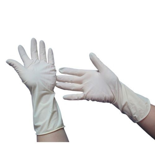 White Latex Non Sterile Powder Free Gloves